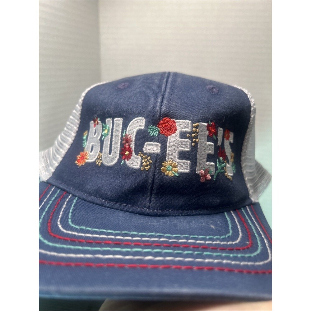 Buc-ee’s Floral Embroidered Adjustable Baseball cap/ Hat
